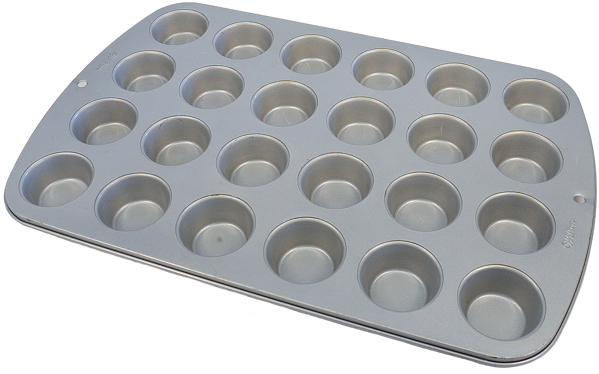 24 cavity muffin tin right side up.