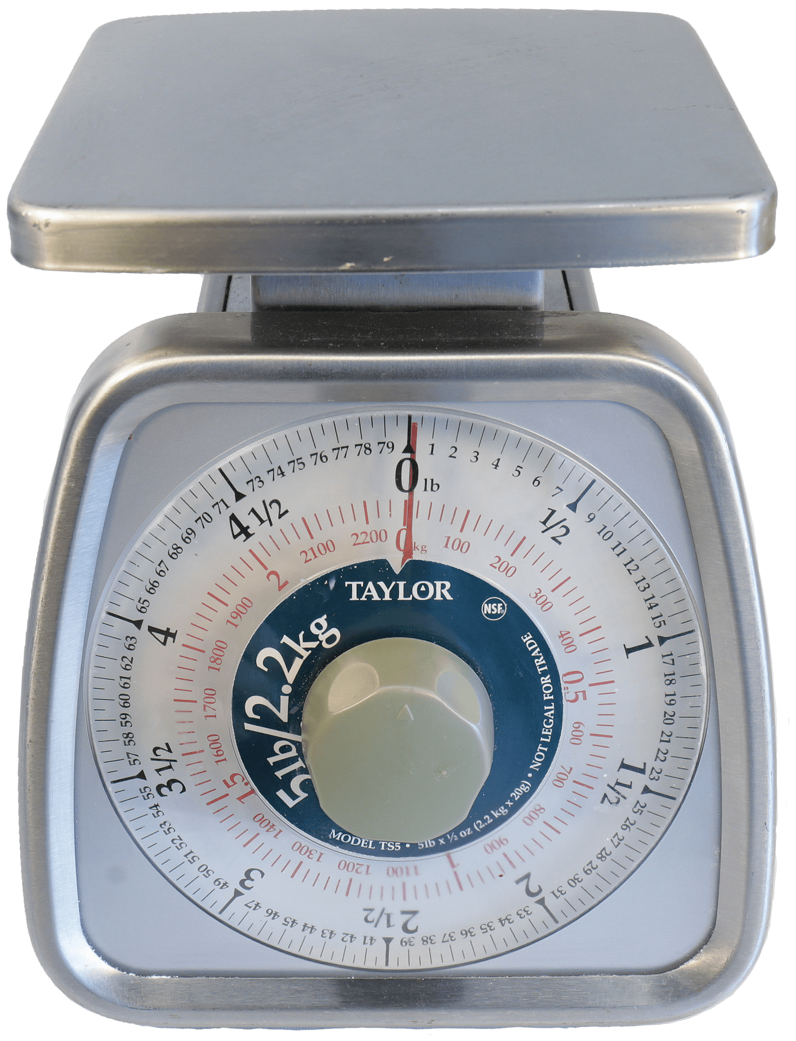 5-pound portioning scale.